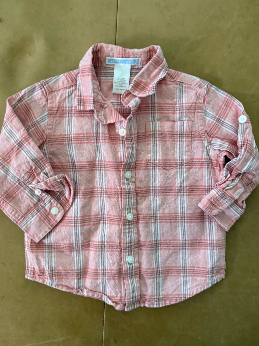 💙$5 FLASH SALE💙 Janie and Jack Linen Blend Top 6-12M